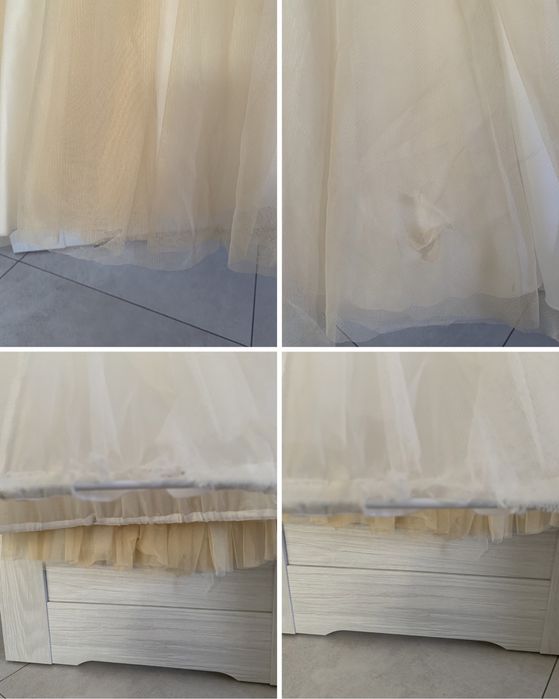 Suknia ślubna IVORY MOTYL (do poprawek) + gratis spinka