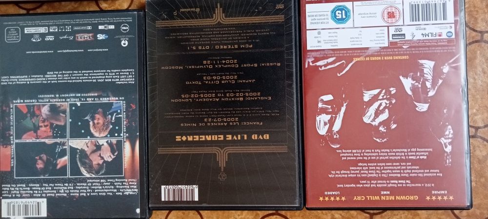 ДВД,DVD музыкальные-Rammstein,UDO,Bon Jovi,Tiamat E.Clapton