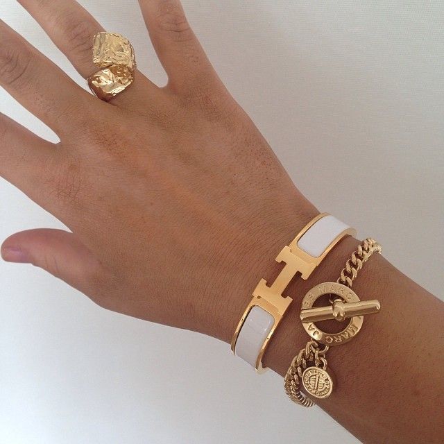 Bransoletka MARC JACOBS kolor srebrny