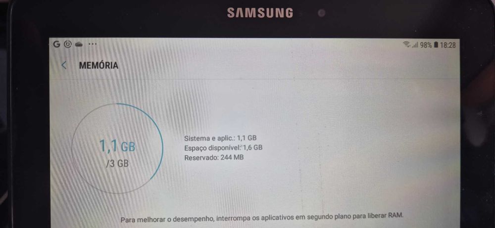 Tablet Samsung Galaxy Tab A6 10.1" com S Pen (SM-P585M) 4G LTE
