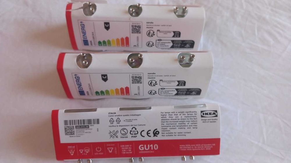 Lâmpadas LED GU10-345 lúmenes-4000 K