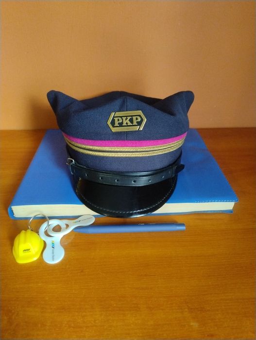 Nowa czapka rogatywka PKP, kolejowa, kolejarza, kolejarska + gratisy