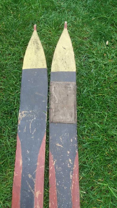 Przedwojenne  Narty - drewniane