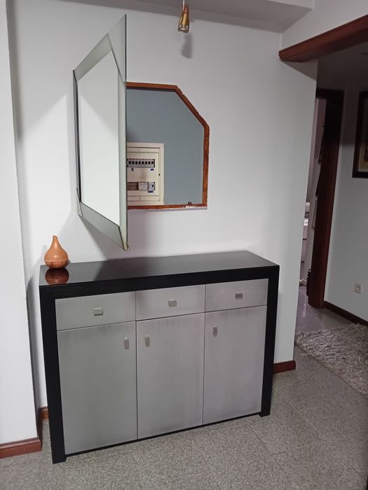 Sapateira + espelho e  cadeirão