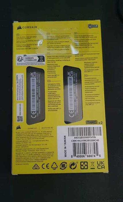 Pamieć RAM Corsair Vengeance DDR5 16GB (2x8GB) 5200MHz