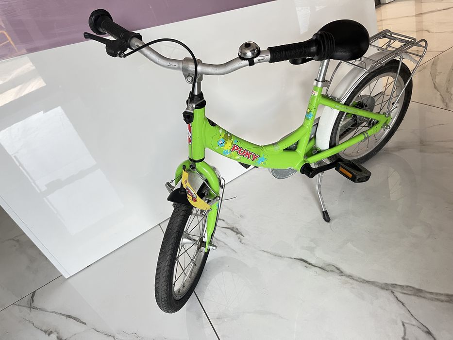 Rowerek dzieciecy PUKY YUKE 16 Lekki Aluminiowy Zielony WYSYŁKA