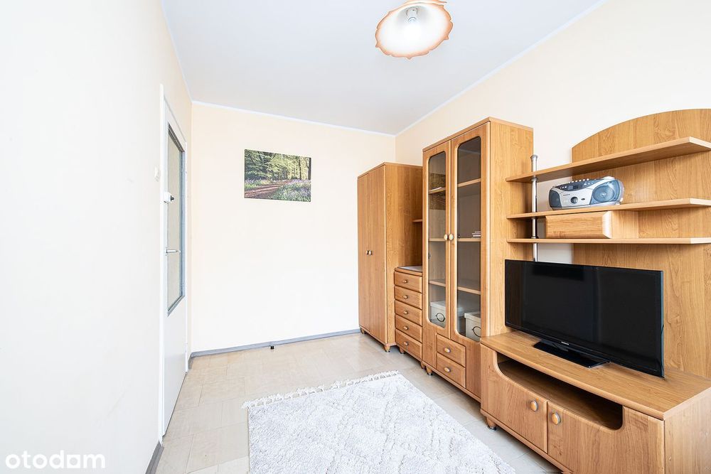 Przestronne i słoneczne mieszkanie 3 pokojowe z balkonem, niski czynsz