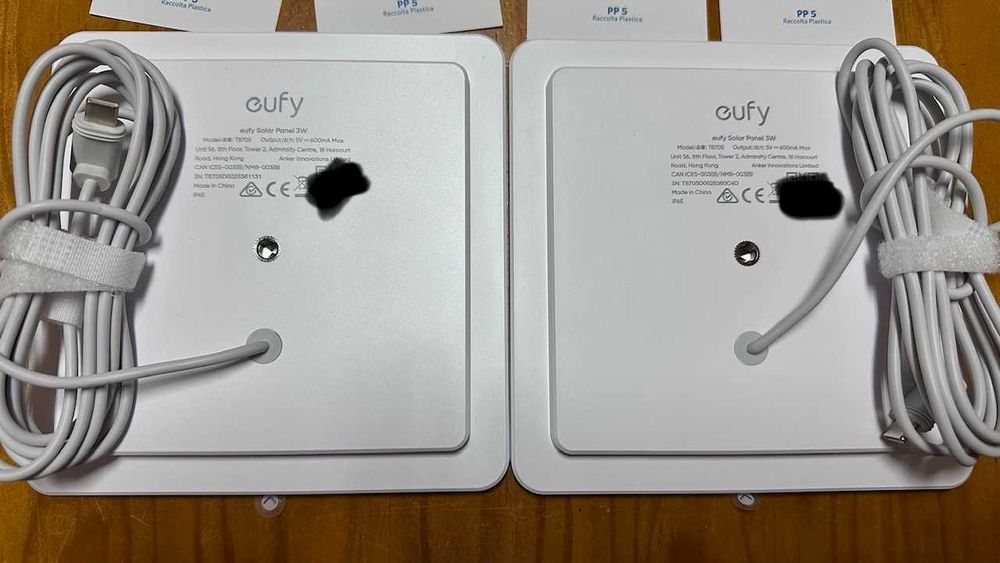 eufyCam S3 Pro 4K – 2 câmaras + 2 painéis solares 3W eufy – NOVOS