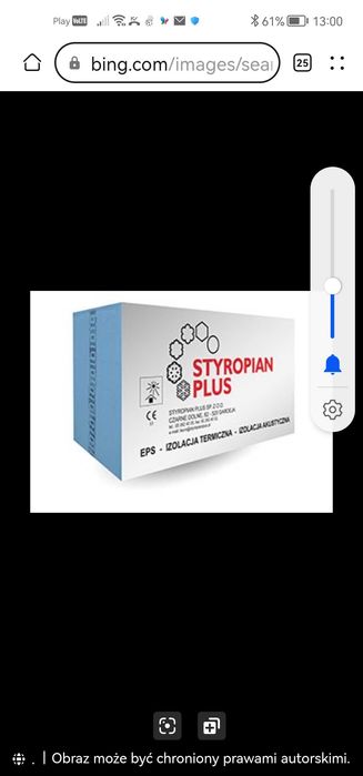 Styropian dach Podłoga EPS 100