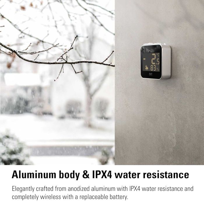 метеостанція розумна  Eve , температура, вологість, прогноз погоди,