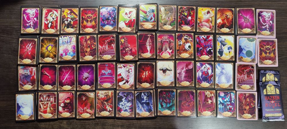 Оригинальные коллекционные карточки Hazbin Hotel