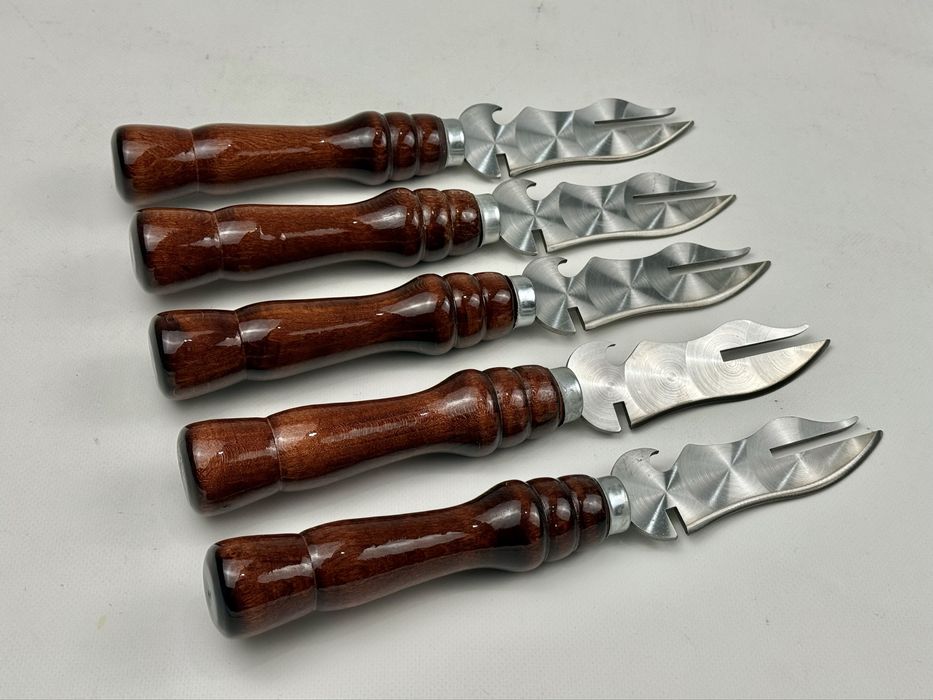 Шампура КИЗЛЯР, с деревяной ручкой