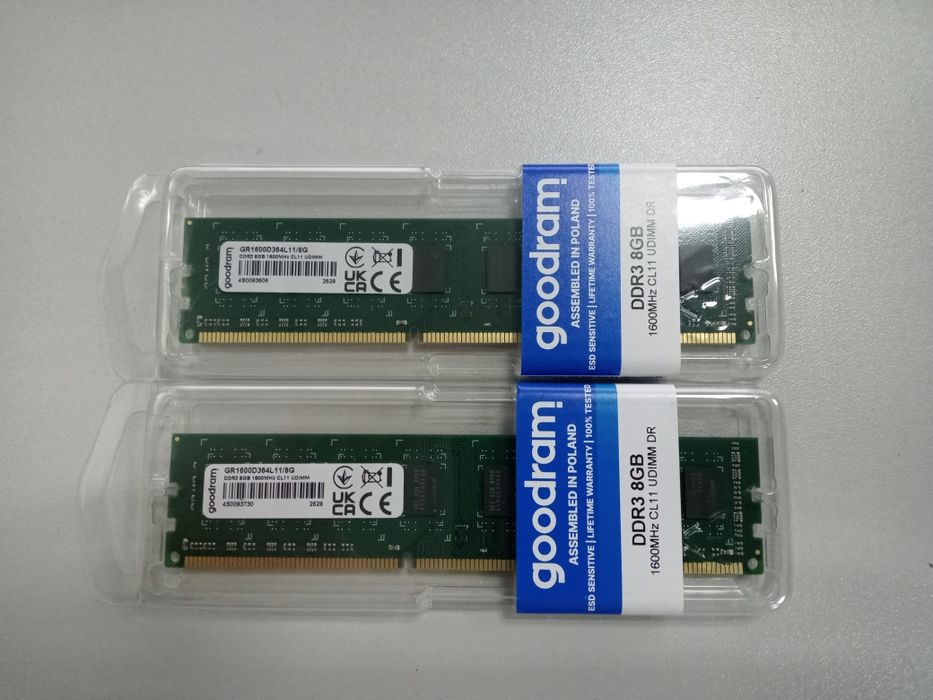 Комплект оперативної пам'яті до пк DDR3 2х8Гб  (1600MHz)