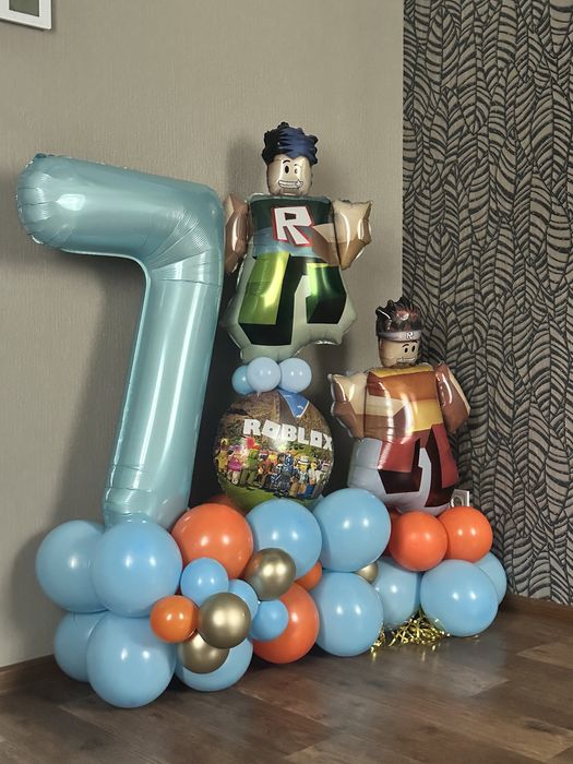 Шарики с цифрой 7