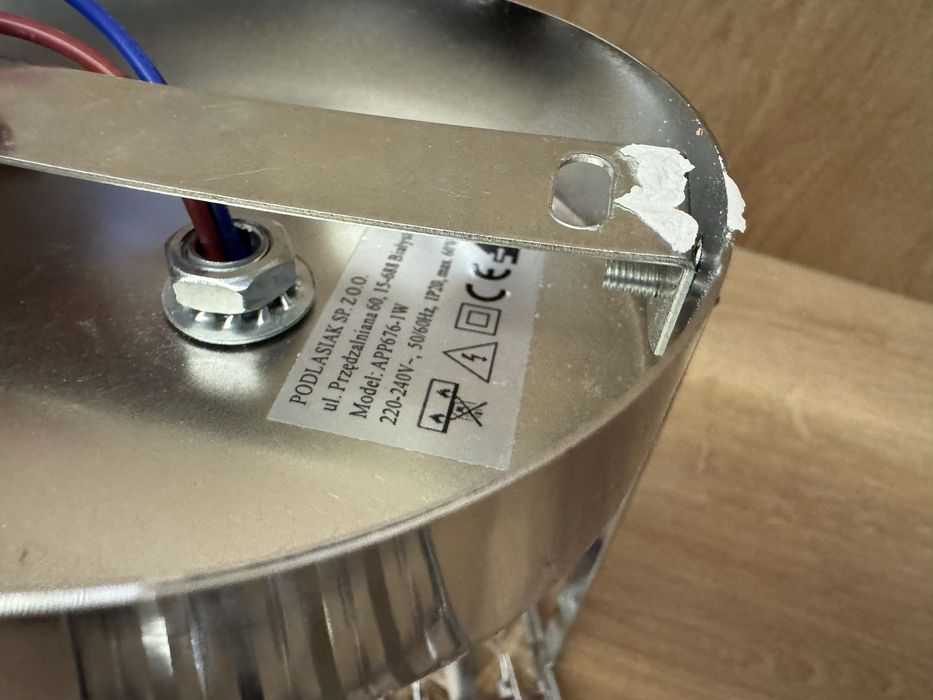 Kinkiet lampa kryształowa błyszcząca glamour