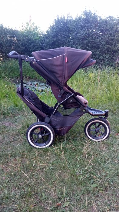 Wózek podwójny Phil teds bliźnięta, rok po roku