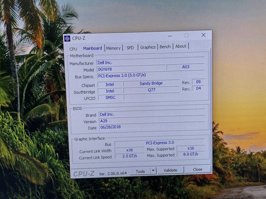 Материнська плата S1155 Dell (0GY6Y8)