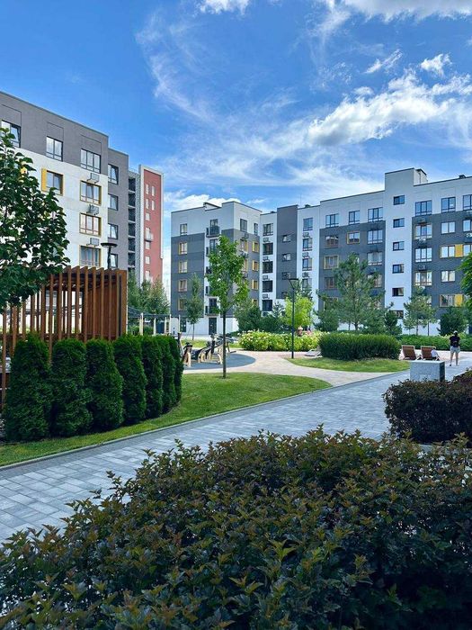 1-к квартира 41,06 м2  ЖК Молодість в м.Ірпінь, вид на набережну  можна по Сертифікат ваучер єоселя, забудовник, без %