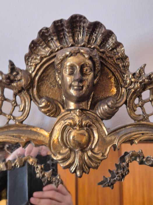 Espelho em cobre obra decorativa