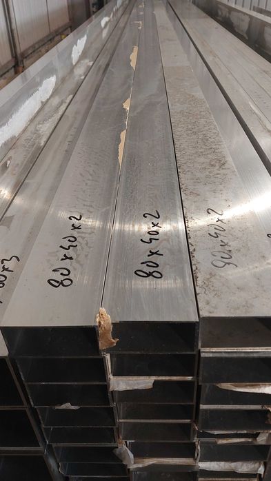 Profil aluminiowy, aluminium 80x40x2,0mm gat.6060, Bytom