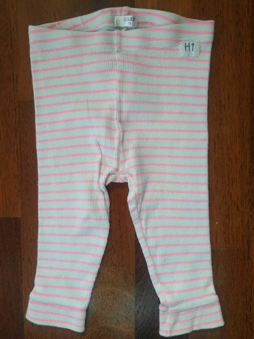 Zestaw 68-74 cm 6-9 m wiosna sukienka bluzka legginsy dziewczynka