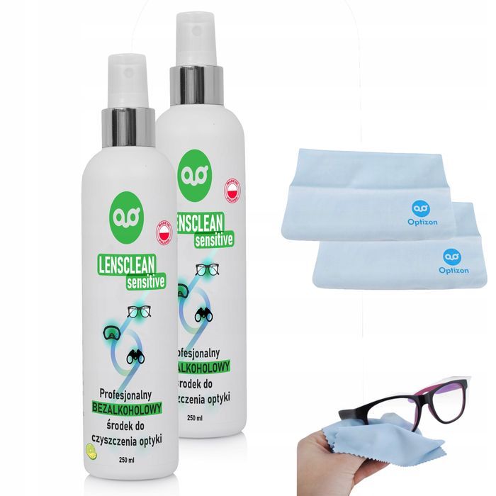 Lensclean Sensitive Bez Alkoholu Płyn Do Czyszczenia Okularów
