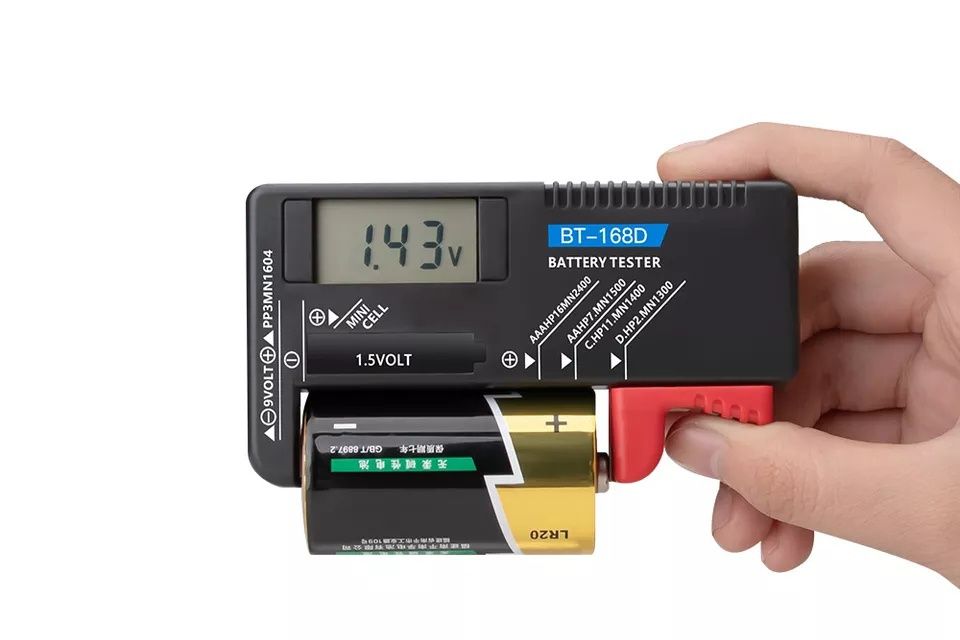 Тестер для проверки ёмкости батареек/аккумуляторов с LCD дисплеем