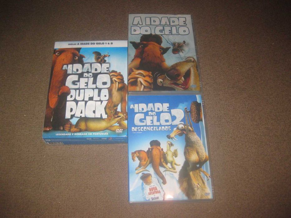 Duplo Pack "A Idade do Gelo" com Box Arquivadora!