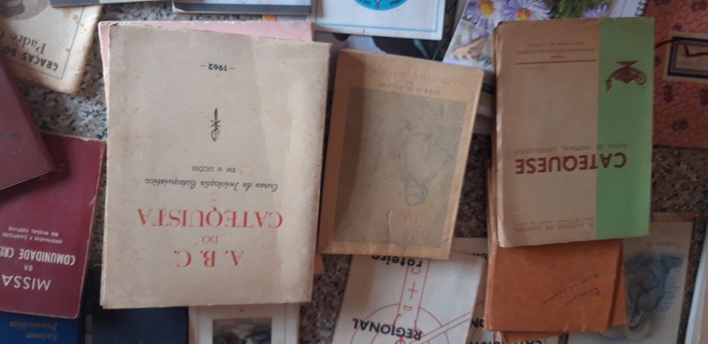 Conjunto de Livros de Catequese Antigos Diversos