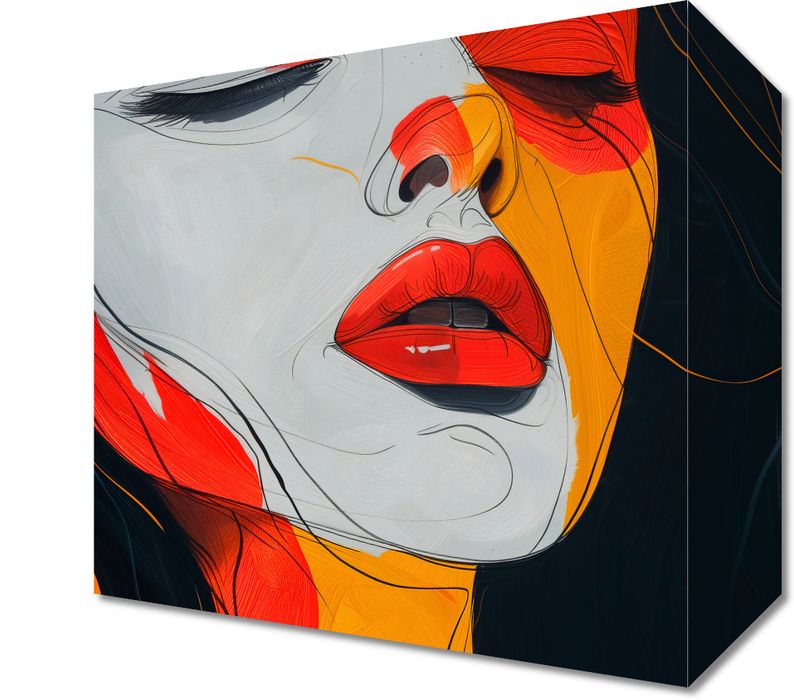 Obraz 20x20cm Rozlane Zamyślenie