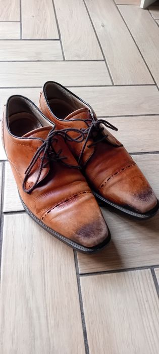 Buty  skórzane Ecco tozm. 43