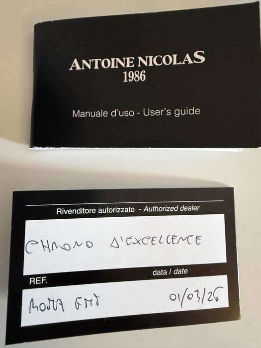 Relogio Automatico Novo Garantia Antonie Nicolas