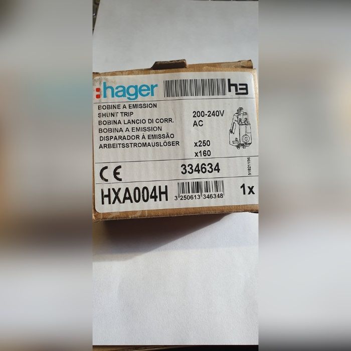 Wyzwalacz wzrostowy 200-240V AC x160-x250 HXA004H