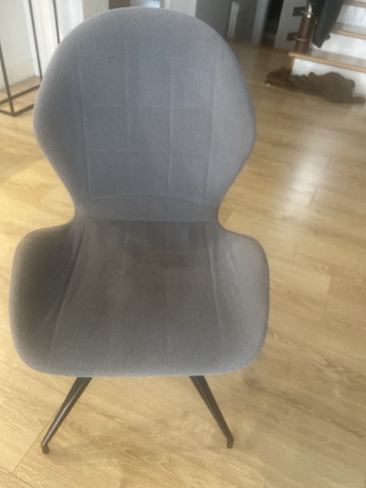 6x Krzesło w kolorze szarym