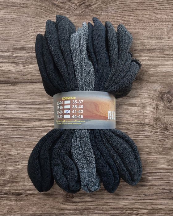 Skarpety męskie frotte bezuciskowe 5 par 20 zł