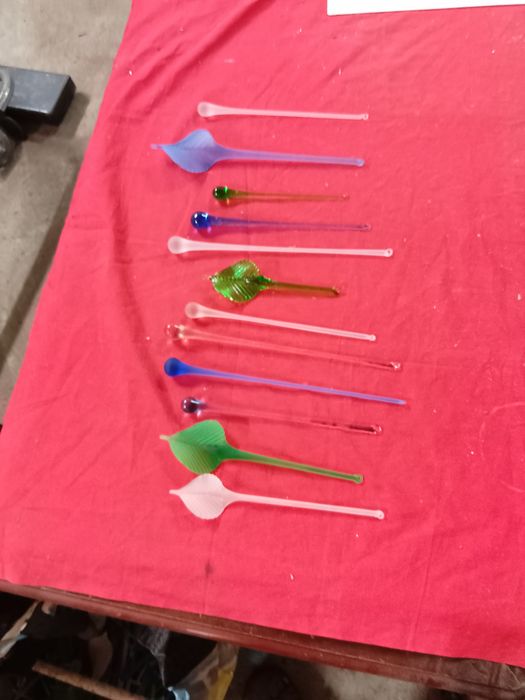 Pingentes em vidro centenas variados