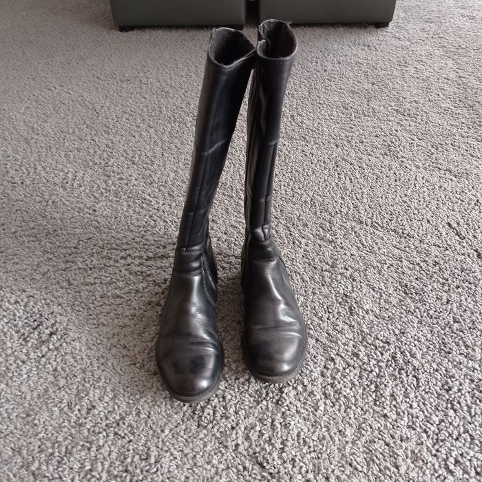 Kozaki Rylko skóra czarne rozmiar 36