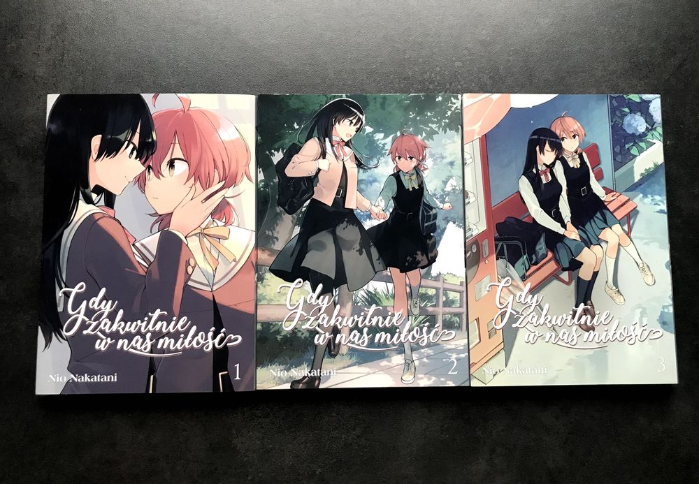 Manga - Gdy zakwitnie w nas miłość - tom 1-3 + dodatkowa manga