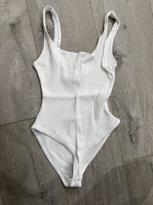 Боді жіночий білий