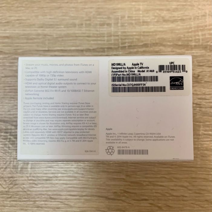 Apple TV HD (A1469) 3rd gen | Повний комплект