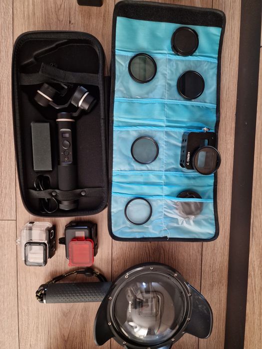 GoPro Hero 7 Black Mega zestaw Gimbal Shoot i inne