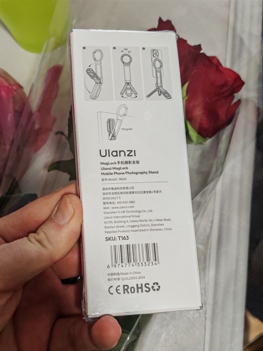 Ulanzi ma38 магнітний тримач телефону