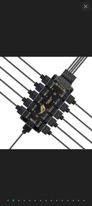 Плата расширения PCI-E x4 to M.2 (M Key) NVMe + Хаб ARGB подсветки