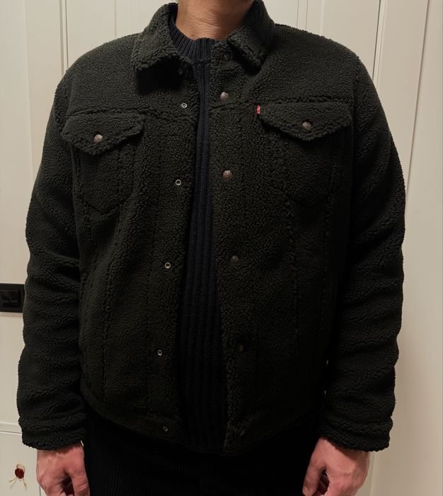 Шерпа джинсовка levis