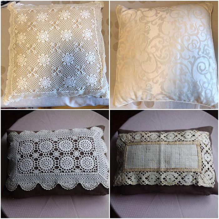 Подарок - салфетки, скатерти, подушки диванные.