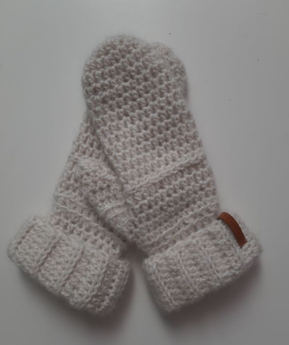Rękawiczki z wełny 100% alpaka handmade Monalpi