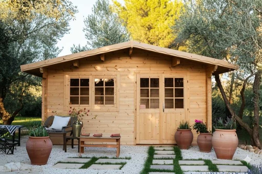 CASA PRÉ-FABRICADA ENZO D 25m² | 5x5m | CHÃO INCLUÍDO