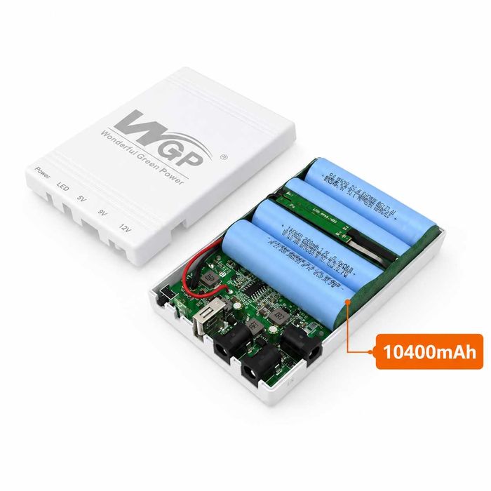 ДБЖ безперебійник WGP 10400mah міні упс повербанк для роутера WIFI WGP mini ups