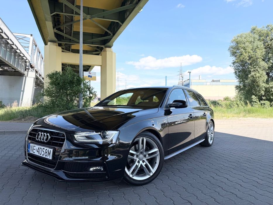 Audi A4 Avant LIFT 2.0TDI 150KM S-line LEDY Alcantara PEŁEN SERWIS