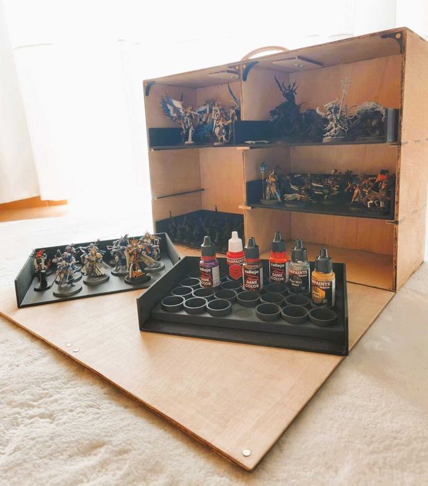 Warhammer / Miniaturas Caixa de Transporte / Arrumação